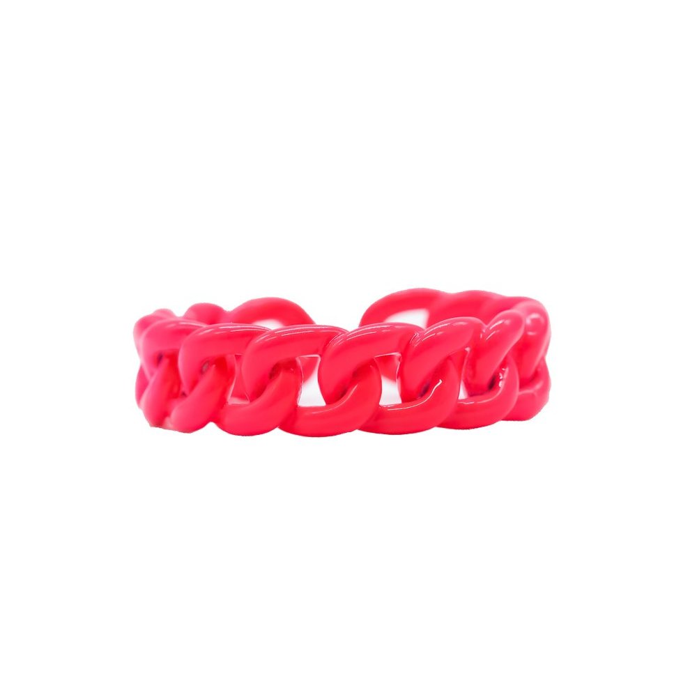Hot Pink Colorful Enamel Ring